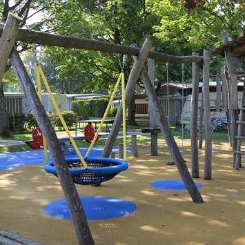 Playground at camping site